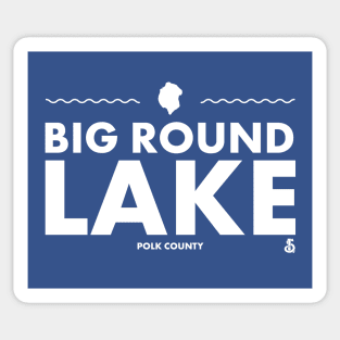 Polk County, Wisconsin - Big Round Lake Sticker